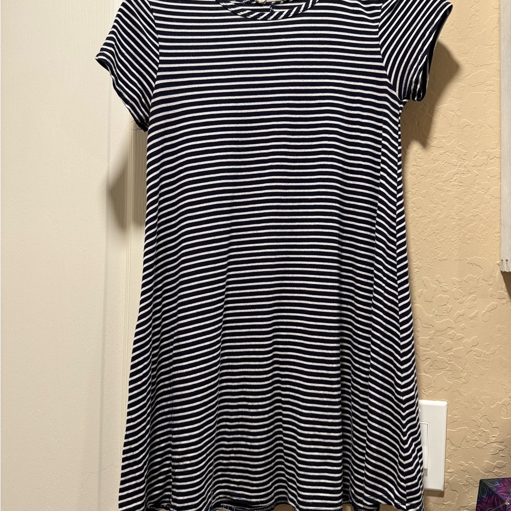 Forever 21 Black and White Striped Dress